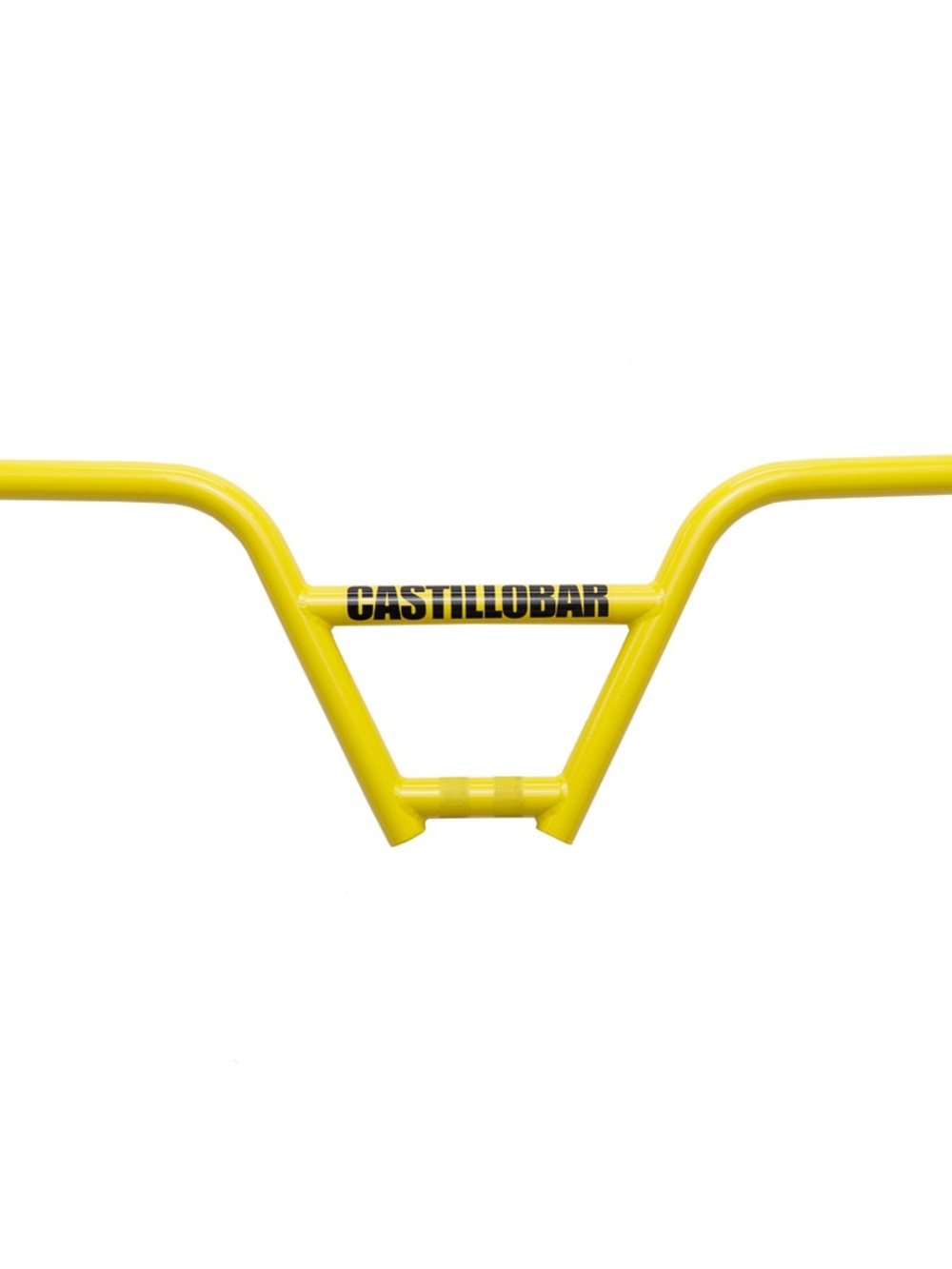 BMX Handlebar Yellow S&M BMX CASTILLO 4pc HANDLEBAR BARS HOLMES YELLOW 7" RISE